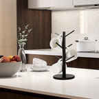 MyLifeUNIT Mug Holder Tree, Coffee Cup Holder with 6 Hooks (Black) | MyLifeUNIT, Mug Holder Tree, Coffee Cup Holder, 6 Hooks, Black