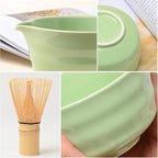 Authentic Japanese Matcha Ceremony Set - 17oz Traditional Chawan Bowl with Bamboo Whisk (Chasen), Scoop & Stand - Complete Starter Kit for Beginners, Christmas Thanksgiving Gift Idea