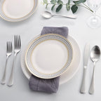 60 Piece Silverware Set for 12, LIANYU Stainless Steel Flatware Cutlery Set Includes Knives, Forks and Spoons, Modern Tableware Set for Home Restaurant Party, Matte Finish, Dishwasher Safe