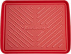 Cuisinart CPK-210 Grilling Prep and Serve Trays, Black and Red Large 18” x 14.5”