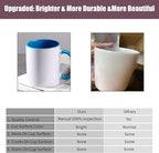 TANGLONG Sublimation Mugs 11 oz Sublimation Cups Bulk Coffee Mugs Tazas Para Sublimar 6 Assorted Colors Set of 12