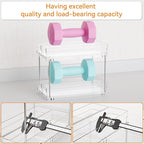 Yieach 2 Tier Sliding Spice Racks for Cabinets,4 Pack 10.4'' Deep Narrow Vertical Spice Rack Pull Out for Inside Cabinets,Kitchen,Pantry,Cupboard Seasoning,Jar Organizer and Medicine Cabinet Storage