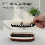 AIMAIAIMAI Shampoo Bar Holder Travel Case for Two Bars – Compatible with Kitsch Solid Shampoo & Conditioner Bars, Large Soap Container for Bathroom or Travel (1 Pack, Red Style A-Large)