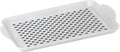 OGGI Anti Slip Serving Tray with Handles- White Rectangle Server - Ideal for Eating, Breakfast Tray, Food Tray, Appetizer, Serving
