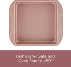 Farberware Nonstick Bakeware Meatloaf/Nonstick Baking Loaf Pan - 9 Inch x 5 Inch, Rose Gold