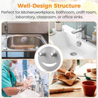 Semcide Sponge Holder, Stainless Steel Sink Caddy w/Suction Cup Installation, Sponge Organizer for Kitchen/Bathroom Sink, Self Draining, Dishwasher Safe for Holding Sponges, Silver(2-Pack)