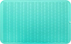 MicoYang Silicone Dish Drying Mat for Multiple Usage,Easy clean,Eco-friendly,Heat-resistant Silicone Mat for Kitchen Counter or Sink,Refrigerator or Drawer Liner Mint 3XL 28 inches x 18 inches