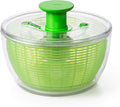 OXO Good Grips Salad Spinner - Large, Green Lettuce & Fruit Washer, BPA-Free, Easy One-Hand Pump