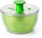 OXO Good Grips Salad Spinner - Large, Green Lettuce & Fruit Washer, BPA-Free, Easy One-Hand Pump