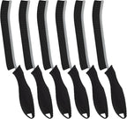 FOOGWEE Hard Bristle Crevice Cleaning Brush - Home Cleaning Tools, Multi-Purpose Crevice Supplies for Kitchen, Bathroom, Toilet, Window, Vehicle, Faucets, Grout, Home (6, Black)