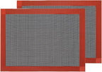 Professional Silicone Bread Baking Mat Non Stick Oven Liner Perforated Steaming Mesh For Half Sheet Size(11-4/5" x 15-3/4")