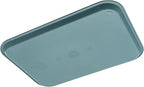 Carlisle FoodService Products Plastic Tray, 12" x 16" | Slate | Pack of 2 | Cafe | Fast Food