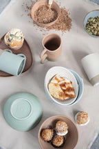 Stoneware Bowls with Reactive Glaze Finish, Set of 4