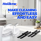 Scrub Brush - 6 Pack, Scrub Brushes for Cleaning, Heavy-Duty Scrub Brush, Stiff Bristles Cleaning Brush, for Kitchen, Bathtub, Floor and Wall Surfaces, Green