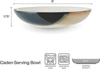 Mikasa Gourmet Basics by Mikasa Caden Set of 4 Pasta Bowls, 8 Inch
