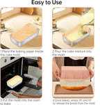 100 Pcs Loaf Pan Liners for Baking Bread 9x5 Inch, Non-Stick Pre Formed Parchment Paper for Bread Pan, Ideal Disposable Loaf Breads Liners for Baking Toast, Cakes, Banana Breads, Brown