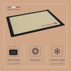 de Buyer AIRMAT Perforated Silicone Baking Mat - 15.75” x 11.8” - Perfect for Bread, Tarts, Croissants & Choux Paste - Easy to Clean