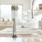 Munchkin Sponge Bottle Brush, Grey/Sage, 2 Count (Pack of 1)