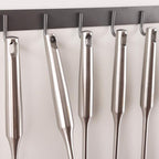 18/10 Stainless Steel Kitchen Utensils Set - 15” All Metal Cooking Tools & Serving Utensils, 8 PCS - Solid Spoon, Slotted Spoon, Spatula, Ladle, Skimmer, Tunner, Spaghetti Spoon, Large Spoon Set