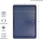 KitchenAid 13x18in Nonstick Aluminized Steel Baking Sheet, Ink Blue