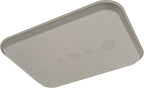 Carlisle FoodService Products Cafe Plastic Fast Food Tray, 14" x 18", Gray (Pack of 2)