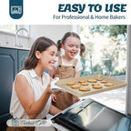 Baking Pans Set, Nonstick Stackable Bakeware Sets, Oven Pans for Cooking, AIVIKI 6 Pieces Baking Sheets Set Including Cookie Sheet, Deep Roaster Pan, Square Pan, Loaf Pan, Muffin Pan, Carbon Steel