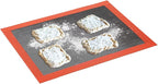 Silicone Baking Mat Nonstick Food Safe Tray Pan Liners Perfect Bakeware for Making Cookies, Macarons, Bread and Pastry (11x15"/ 4 Pack)