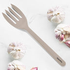 GreenPan Silicone Ultimate Fork, Mixing Stirring Serving, Cooking Kitchen Utensil, Flexible Rubber Nonstick Cookware, Rigid Steel Core, Heat-Resistant, Anti-Slip Handle BPA-Free Dishwasher Safe, Taupe