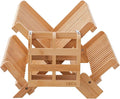HBlife Bamboo Dish Drying Rack with Utensils Flatware Holder Set, 3-Tier Large Folding Drying Holder for Kitchen Counter, Collapsible Drainer