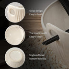 Ramen Bowl with Chopsticks and Spoons Set, 7 Inch Ceramic Noodle Bowl Set of 2, Dishwasher Safe for Pho Udon Soba Noodle Salad Pasta, Special Reactive Glazed White Bowls Set