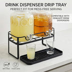 Silicone Organizer Tray, Soap and Sponge Holder for Kitchen Sink, Bathroom - Storage Tray for Dish Brush, Soap Dispenser, Dishwashing Accessories-(Black 1 Pack, 12"x4.7")