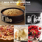 Instant Pot 6 qt/8 Qt Pressure Cooker Accessory Set - 2 Steamer Baskets, Springform Pan, Egg Bites Mold, Steamer Rack Trivet, Parchment Paper