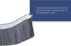 Grout Cleaner Scrub Brush Deep Tile Joints - Stiff Angled Bristles for Showers, Bathtubs, Kitchens - Multi-Surface All-Around Household Cleaning Tool