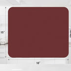 WISELIFE Dish Drying Mat Super Absorbent Drying Mat Large Dish Drying Mats for Kitchen Counter Easy Clean Dish Mat Kitchen Drying Mat15"x 18" Classic Red