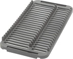 Umbra Udry Dish Rack and Microfiber Drying Mat – Space-Saving Design Folds Up for Easy Storage, Rack with Caddy, Gray