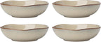 Oneida 899210 Organic Shades Oatmeal Pasta Bowls, Set Of 4, Service For 4