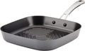 Rachael Ray Cook + Create Hard Anodized Nonstick Deep Grill Pan/Griddle, 11 Inch - Black