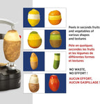 Starfrit Rotato Express Electric Peeler - 2 Spare Blades - Safe & Easy to Use - Effortlessly Peels Vegetables and Fruit