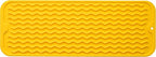 MicoYang Silicone Dish Drying Mat for Multiple Usage,Easy clean,Eco-friendly,Heat-resistant Silicone Mat for Kitchen Counter,Sink,Bar,Bottle,or Cup Yellow M 17 inches x 6 inches