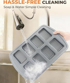 Mini Loaf Pan, 8-Cavity Non-Stick Carbon Steel Baking Pans Set for Banana Bread, Cornbread, Cheesecake, Muffins, Pound Cake, Small Meatloaf, Bread Pan
