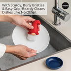 New! Beardy Gnome Dish Brush by Ototo - Dish Scrub Brush, Gnomes, Quirky Gifts, Dish Brush, Cute Kitchen Accessories, Funny Kitchen Gadgets, Vegetable Brush, Cute and Useful Gifts for Women