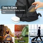 AIMAIAIMAI Travel Soap Container, Leakproof Soap Box, Travel Soap Holder with Removable Draining Layer, Portable Soap Case for Traveling, Camping, Gym (Black)