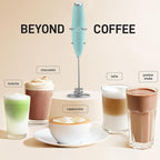 Zulay Kitchen Patented Tornado Triple Whisk Milk Frother with 4 Duracell Batteries – Handheld Foam Maker for Coffee, Lattes, Matcha & Hot Chocolate – Rich, Creamy Froth in Seconds