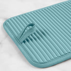 KitchenAid Ribbed Soft Silicone Pot Holder 2-Pack Set, Mineral Water Aqua, 7"x9"