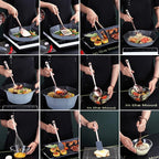 Copper Kitchen Utensils Set,13 Pieces Stainless Steel Cooking Utensils Set With Titanium Rose Gold Plating,Kitchen Tools Set With Utensil Holder For Non-Stick Cookware Dishwasher Safe (13 Packs)