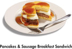 Hamilton Beach Breakfast Sandwich Maker with Egg Cooker Ring, Customize Ingredients, Perfect for English Muffins, Croissants, Mini Waffles, Perfect White Elephant Gifts, Red (25476)