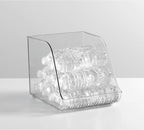 iDesign Plastic Water Bottle Organizer for Fridge, Clear Bottle Holder for Kitchen and Pantry, 2-Pack