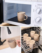famiware Coffee Mugs for 8, 13 oz Mug Set, Dringking Cup with Handle for Coffee, Tea, Cocoa, Milk, Milkyway Serise, Multi-color