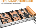 UBeesize 75 Inch Roll Reusable Copper Oven Liners for Bottom of Oven,Thick Heavy Duty Non Stick Teflon Oven Mats Cut to Custom Fit Electric, Gas, Toaster，Convection, Microwave Ovens and Grills