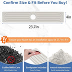 Kitchen Faucet Mat, Diatomite Sink Faucet Mat Splash Guard for Kitchen, Water Absorbent Stone Tray for Sink, Quick Drying Faucet Mat for Kitchen Sink, Absorbing Stone Drying Tray for Bathroom Counter